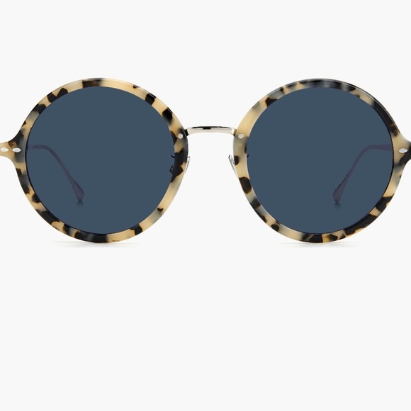 New Isabel Marant 53mm round Sunglasses white havana - Picture 1 of 9